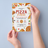 Pizza School Fundraiser, Pizza Dinner Fundraiser Flyer (Handgriff)