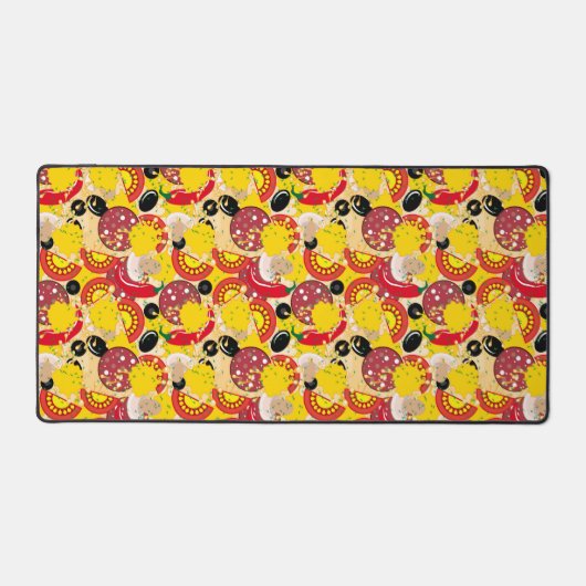 Pizza Schreibtischunterlage (Vorderseite)