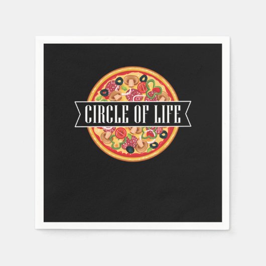Pizza Serviette (Vorderseite)