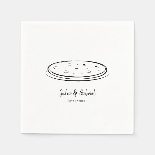 Pizza Serviette (Vorderseite)