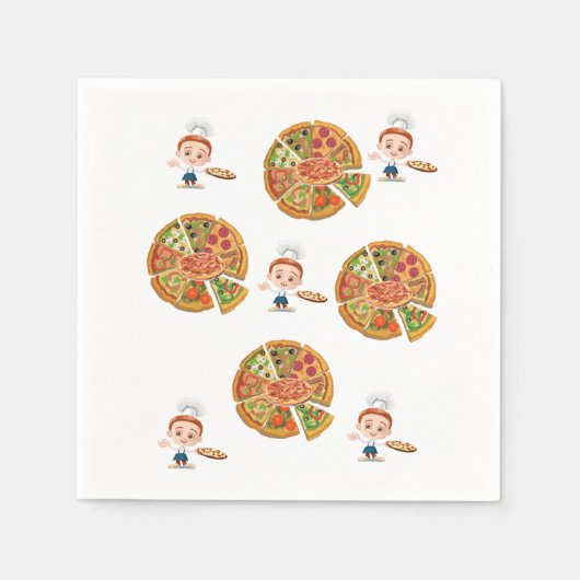 Pizza Serviette (Vorderseite)