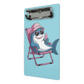 Pizza shark Mini Clipboard Klemmbrett (Gewinkelt2)