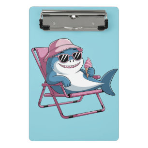 Pizza shark Mini Clipboard Klemmbrett