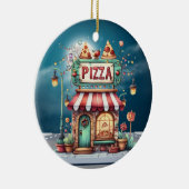 PIZZA Shop Keramik Ornament (Rechts)