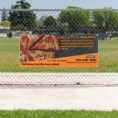 Pizza Shop Pepperoni Käse Werbung anpassen Banner (Insitu)