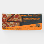 Pizza Shop Pepperoni Käse Werbung anpassen Banner (Horizontal)