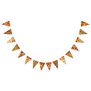 Pizza Shop Pizza Party Varieté Cheesy Wimpelkette