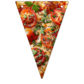 Pizza Shop Pizza Party Varieté Cheesy Wimpelkette (Zweite Fahne)