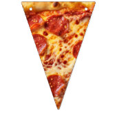 Pizza Shop Pizza Party Varieté Cheesy Wimpelkette (Erste Fahne)