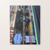 Pizza Shop Reflection Midtown Manhattan New York Puzzle (Vertikal)