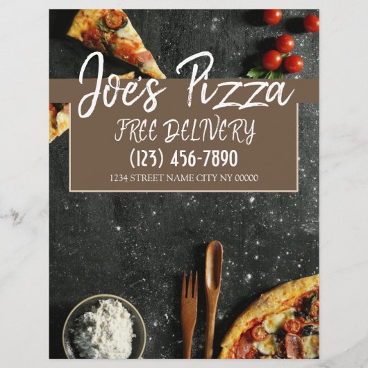 Pizza Shop Restaurant Flyer (Vorne)