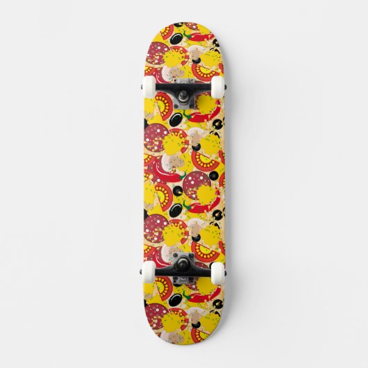 Pizza Skateboard (Vorderseite)
