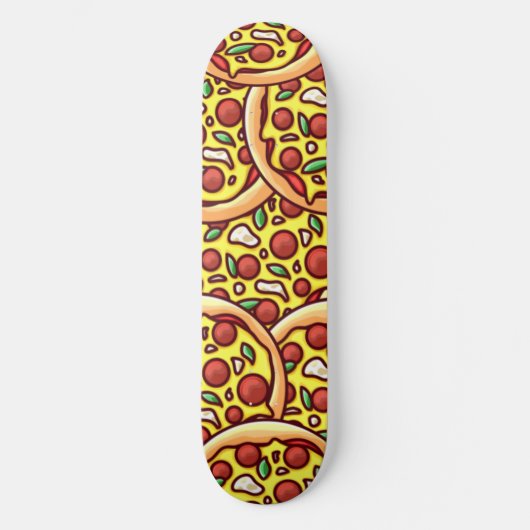 Pizza skateboard (Vorderseite)