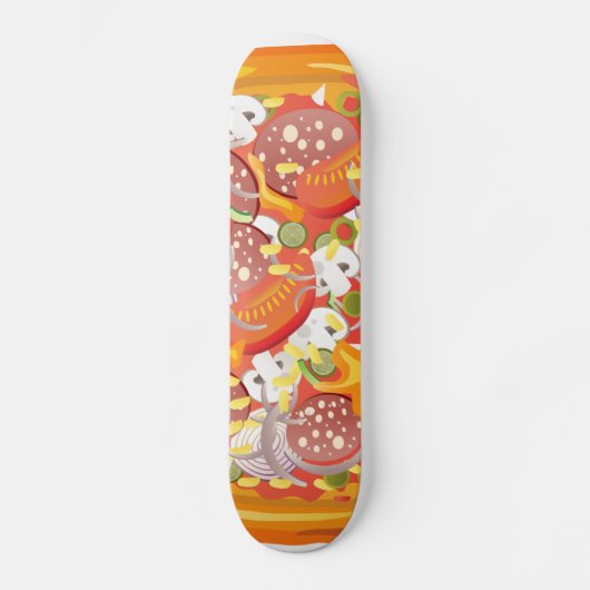 Pizza Skateboard (Vorderseite)