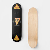 PIZZA SKATEBOARDS SCHWARZE SKATEBOARD DECK (Vorderseite)