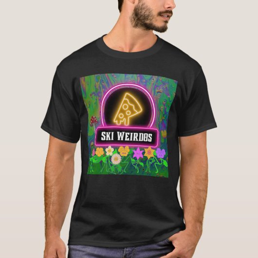 Pizza Ski Weirdos OG T - Shirt (Vorderseite)