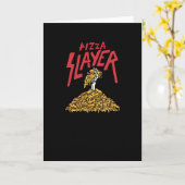 Pizza Slayer Karte (Gelbe Blume)
