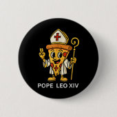 Pizza Slice Cartoon Ca Button (Vorderseite)