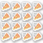 Pizza Slice Cheat Day Erinnerung Kalender Planer Aufkleber (Vorderseite)