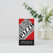 Pizza-Slice-Coupon (wordWEBs) Rabattkarte (Stehend Vorderseite)