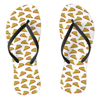 Pizza Slice Design Badesandalen