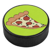 Pizza-Slice-Design Eishockey Puck (3/4)