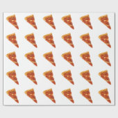 Pizza Slice - eine Pizzeria Geschenkpapier (Flach)
