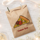 Pizza Slice Favor Bag Geschenktütchen (Ausgeschnitten)
