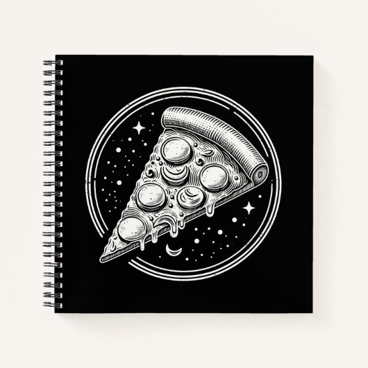 Pizza Slice Fun Notizblock (Vorderseite)