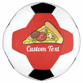 Pizza Slice Fußball (Vorderseite)