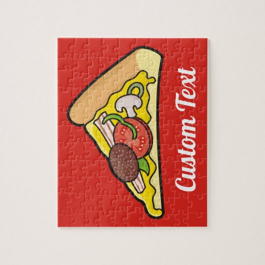Pizza Slice Jigsaw Puzzle (Vertikal)