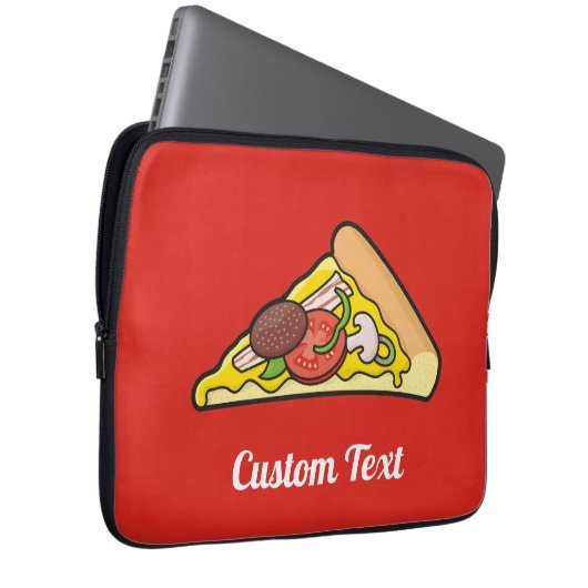 Pizza Slice Laptop Sleeve (Vorne Rechts)