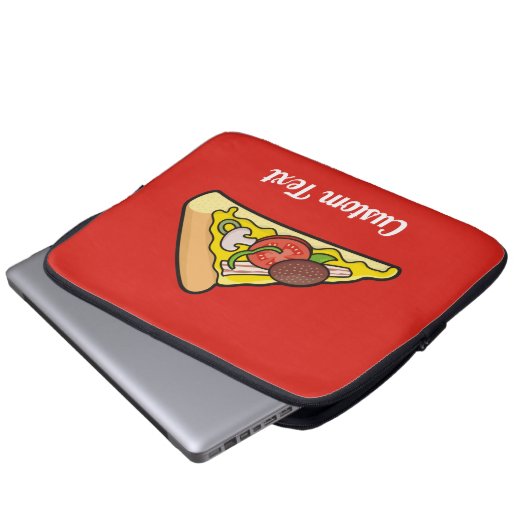 Pizza Slice Laptop Sleeve (Vorne Knopf)