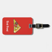 Pizza Slice Luggage Tag Gepäckanhänger (Vorderseite horizontal)