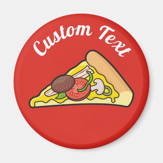 Pizza Slice Magnet (Vorne)