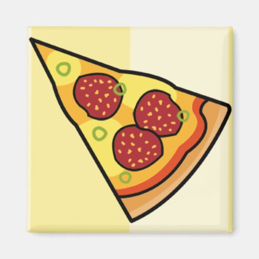 Pizza Slice Magnet (Vorne)
