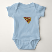 Pizza Slice, Matching Pater Son, Vater Boy Baby Strampler (Vorderseite)