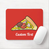 Pizza Slice Mousepad (Mit Mouse)