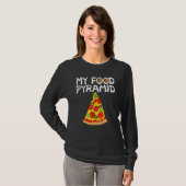 Pizza Slice My Food Pyramide T-Shirt (Vorne ganz)