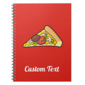 Pizza Slice Notebook Notizblock (Vorderseite)
