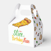 Pizza, Slice of Birthday fun, Kawaii Geschenkschachtel (Rückseite)