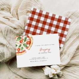 Pizza Slice of Fun Birthday Invitation Einladung