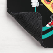 Pizza Slice On Skis Cool Weizen Teig Pie Lovers Gi Mousepad (Ecke)