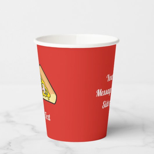 Pizza Slice Paper Cups Pappbecher (Links)