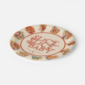 Pizza | Slice Pappteller (Schrägansicht)