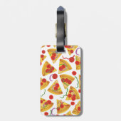 Pizza Slice Pattern Gepäckanhänger (Rückseite vertikal)