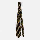 Pizza Slice Pattern Neck Tie Krawatte (Vorderseite)