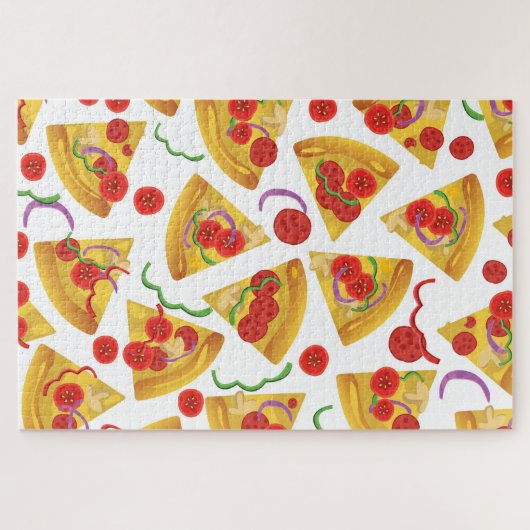 Pizza Slice Pattern Puzzle (Horizontal)