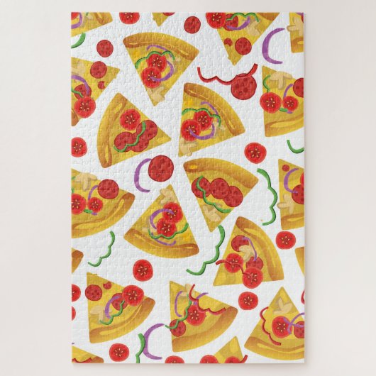Pizza Slice Pattern Puzzle (Vertikal)
