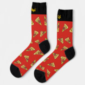 Pizza Slice Pattern Socks Socken (Linkes Detail)